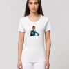 Dropship OK EXPRESSER THE ICONIC WOMEN'S FITTED T-SHIRT Front & back view Thumbnail