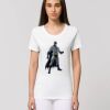 Dropship OK EXPRESSER THE ICONIC WOMEN'S FITTED T-SHIRT Front & back view Thumbnail