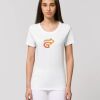 Dropship OK EXPRESSER THE ICONIC WOMEN'S FITTED T-SHIRT Front & back view Thumbnail